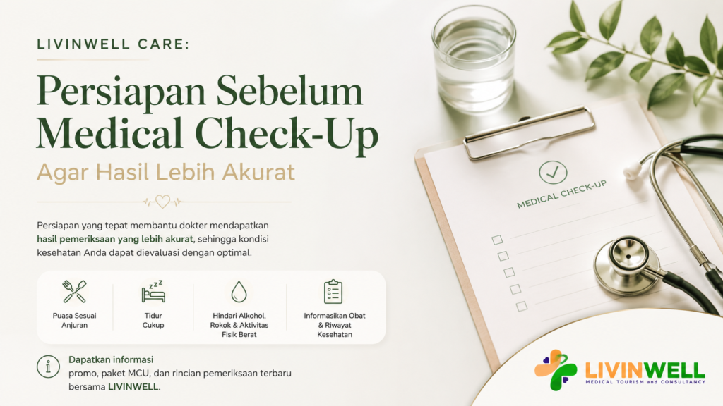LIVINWELL CARE: Persiapan Sebelum Medical Check-Up Agar Hasil Lebih Akurat