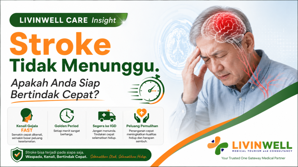 LIVINWELL CARE Insight | Stroke Tidak Menunggu. Apakah Anda Siap Bertindak Cepat?