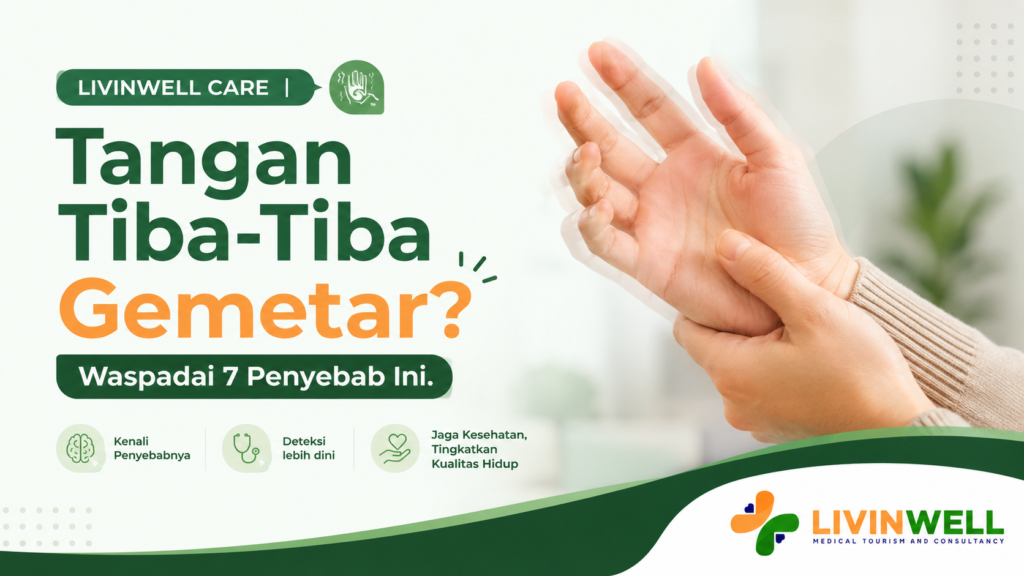 LIVINWELL CARE | Tangan Tiba-Tiba Gemetar? Waspadai 7 Penyebab Ini